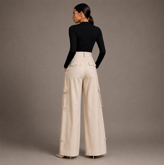 Modern Line Cargo Wide Leg Pant