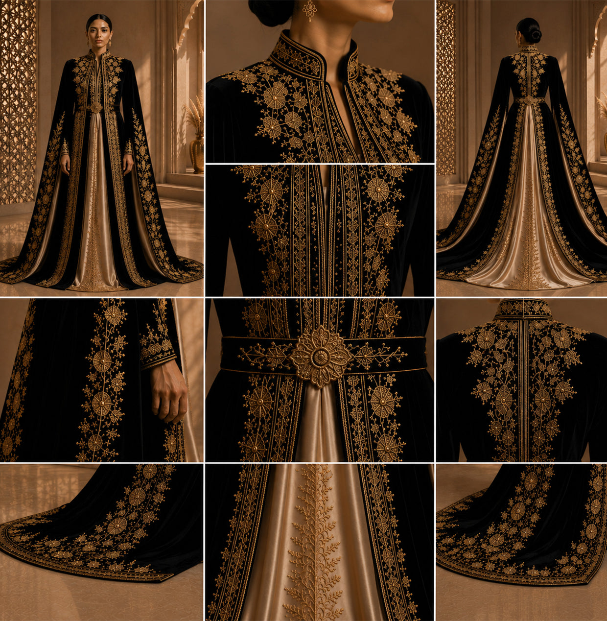 KDS Imperial Noir Couture Dress