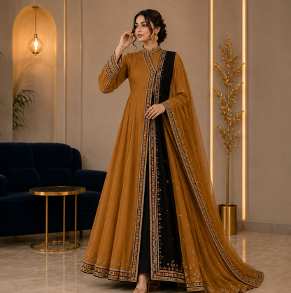 KDS Heritage Traditional Suit – Deep Mustard