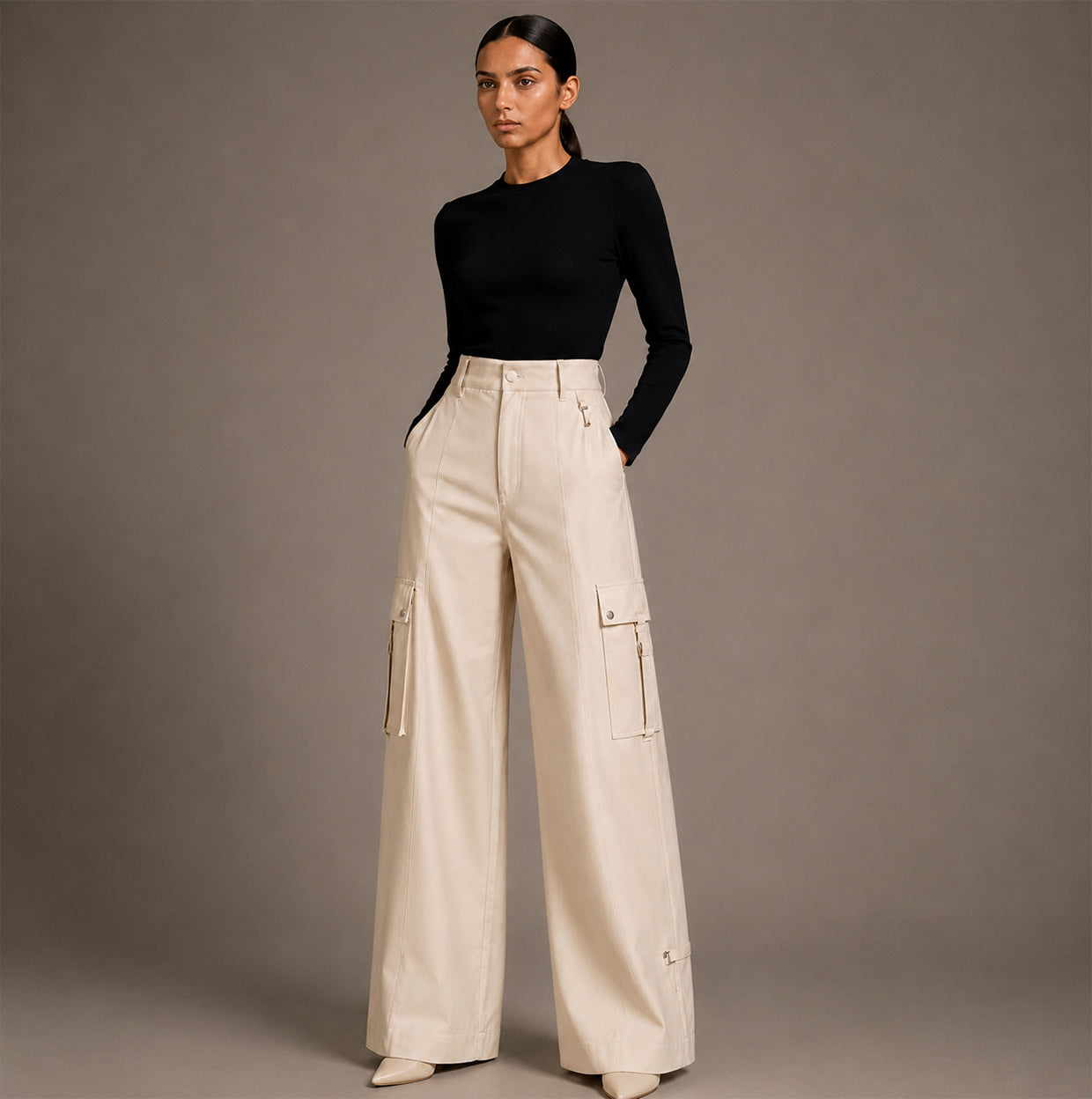Modern Line Cargo Wide Leg Pant