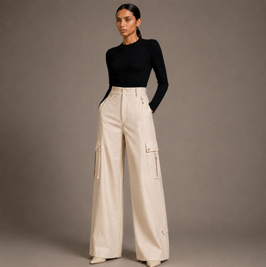 Modern Line Cargo Wide Leg Pant