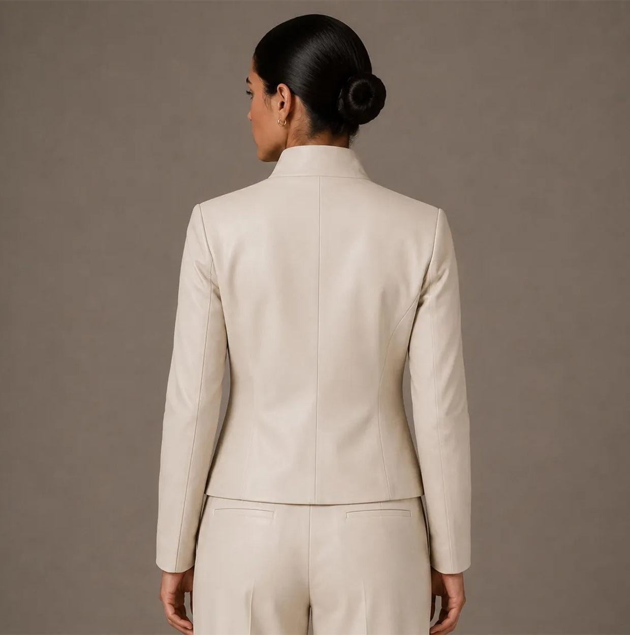 Modern Tailored Leather Jacket