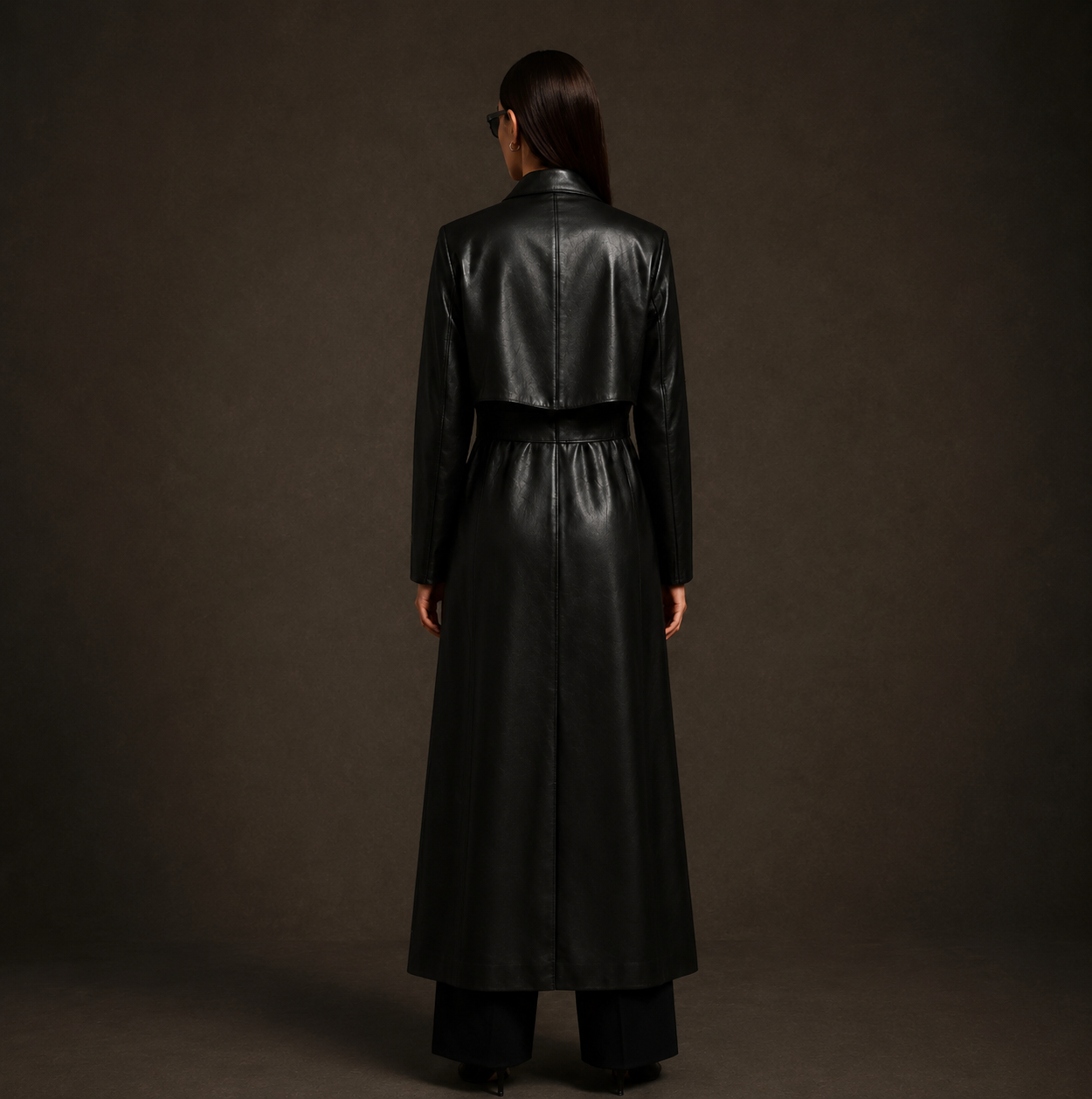 KDS Structured Leather Coat