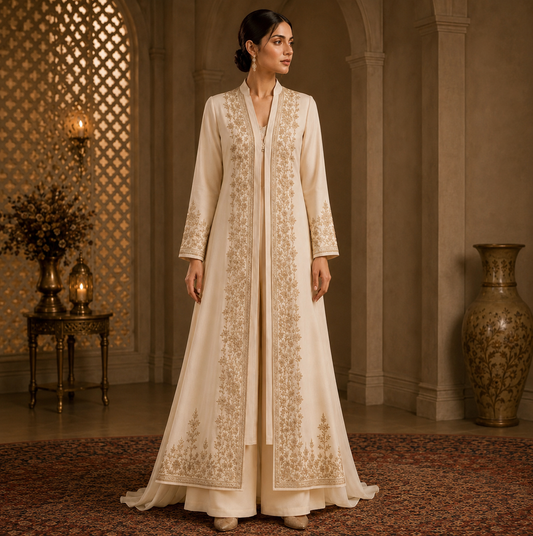 Ivory Heritage culture inspired dress