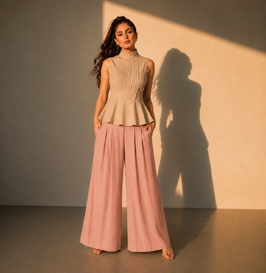 KDS Soft Structure Peplum Set