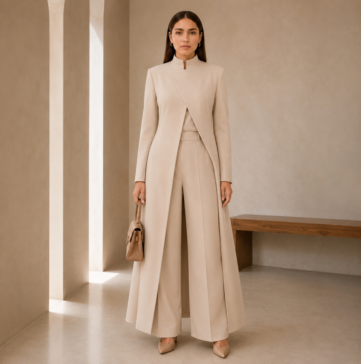 Modern Essential Structured Suit