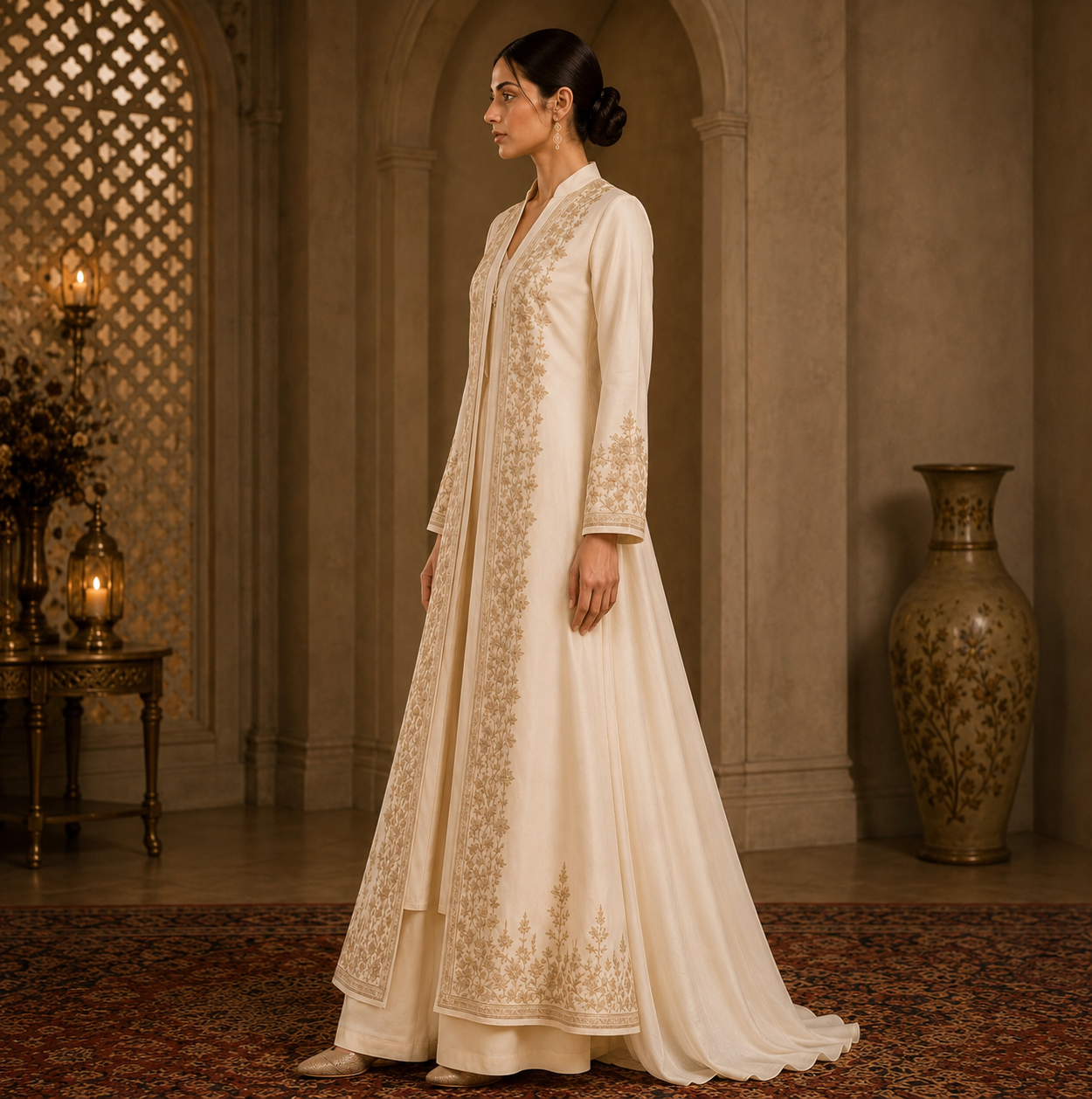 Ivory Heritage culture inspired dress