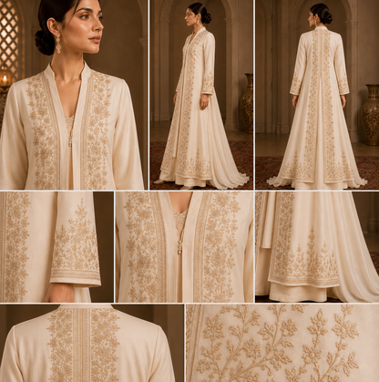Ivory Heritage culture inspired dress