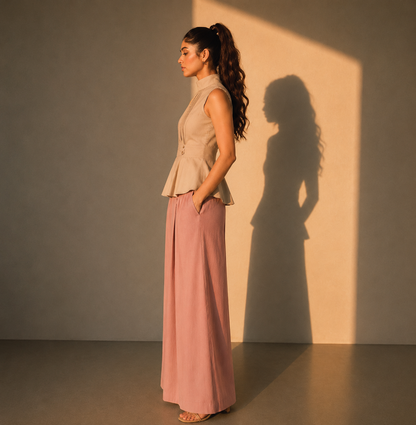 KDS Soft Structure Peplum Set