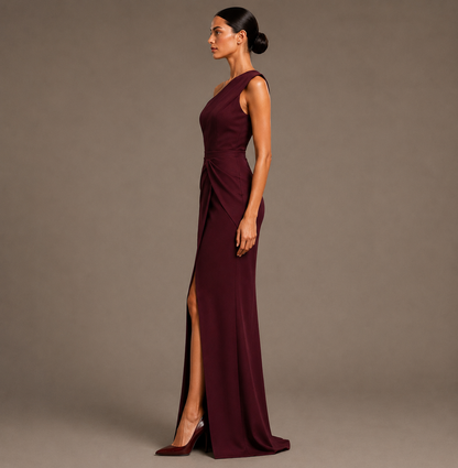 Seraphina One-Shoulder Evening Gown