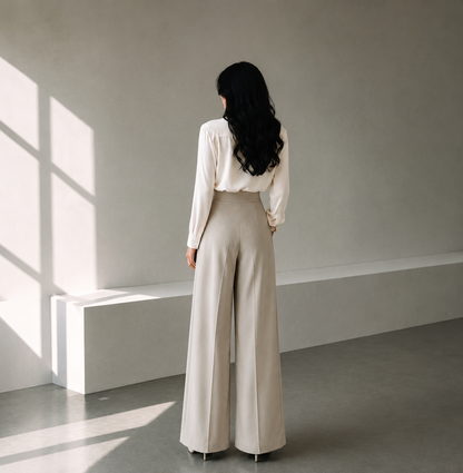 KDS Power Line Wide-Leg Pants.