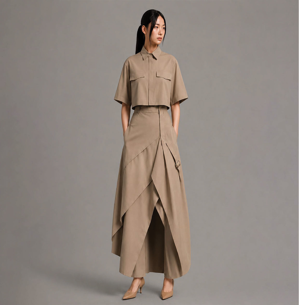 Urban Edge Asymmetrical Utility Co-Ord Set