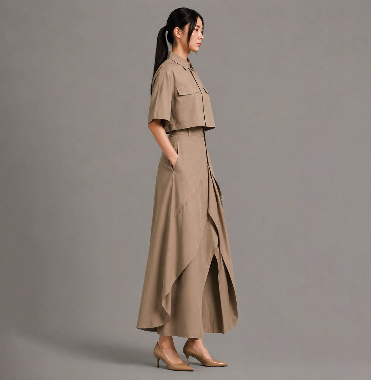 Urban Edge Asymmetrical Utility Co-Ord Set